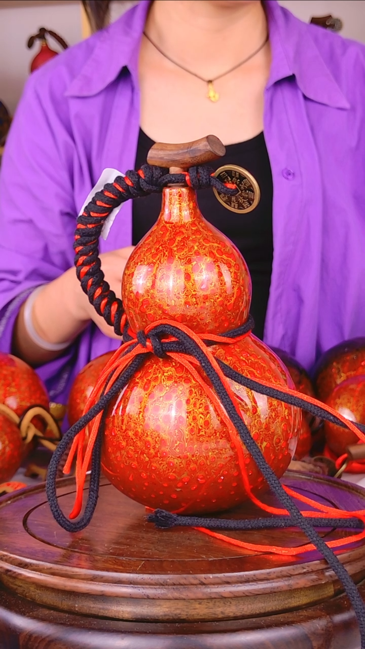 409大漆酒葫芦 一物一拍 真葫芦真大漆