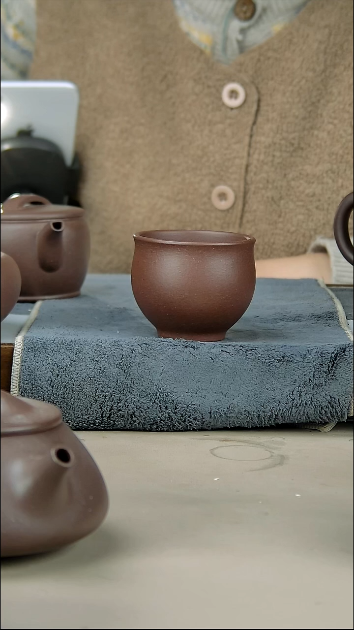 茶壶紫砂底槽清杯子100