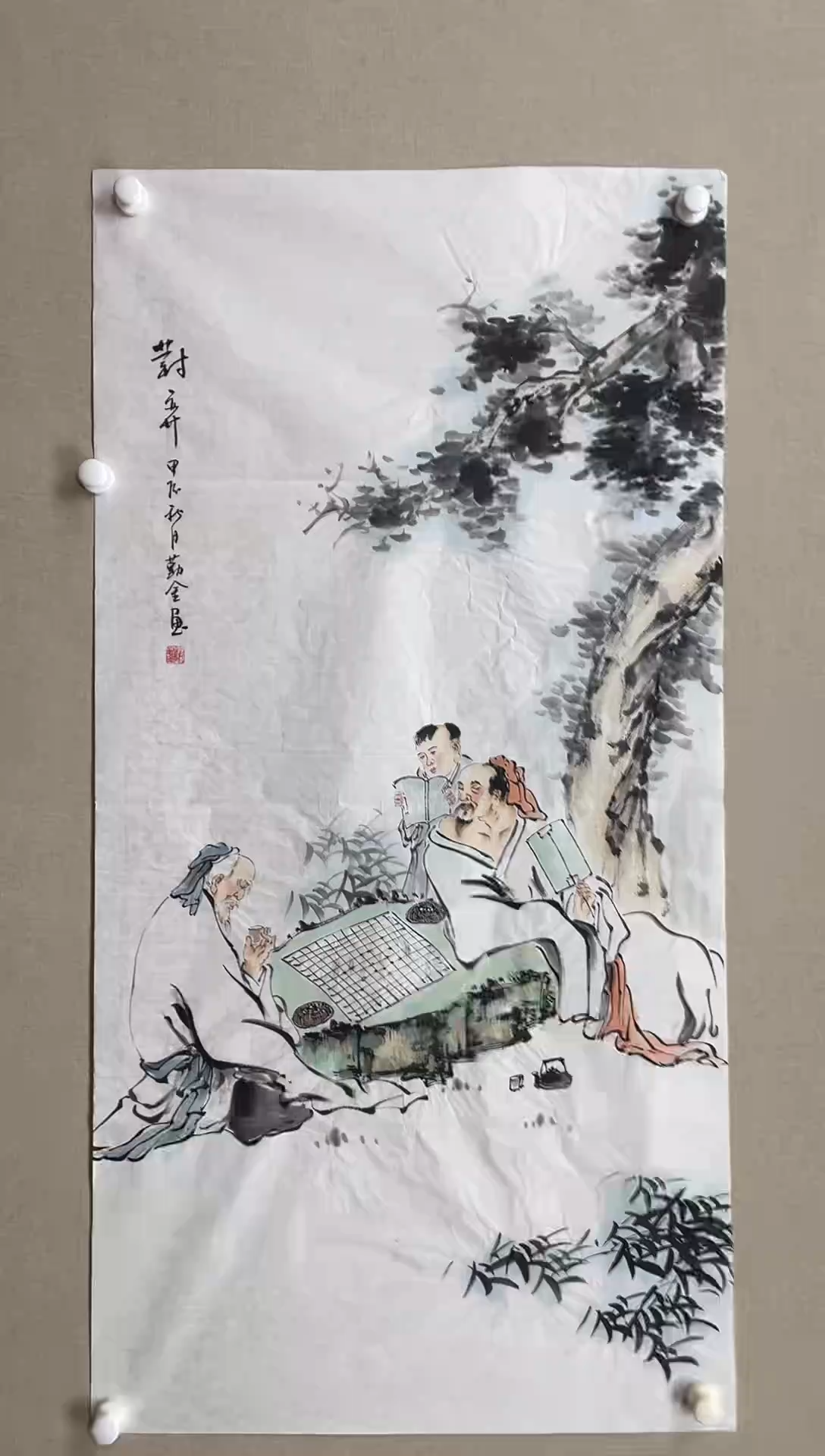 国画138*68 赵勤金赵勤金赵勤金赵勤金