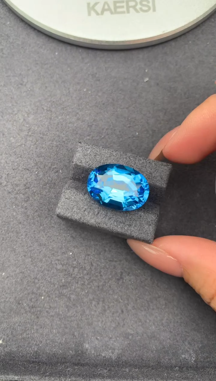 托帕石裸石16.5ct托帕石  FH  定制