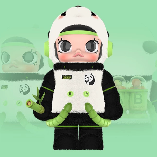 SPACE MOLLY熊猫400%