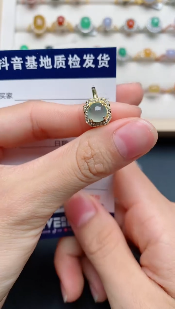【闪购商品】翡翠戒指银S925镶嵌........