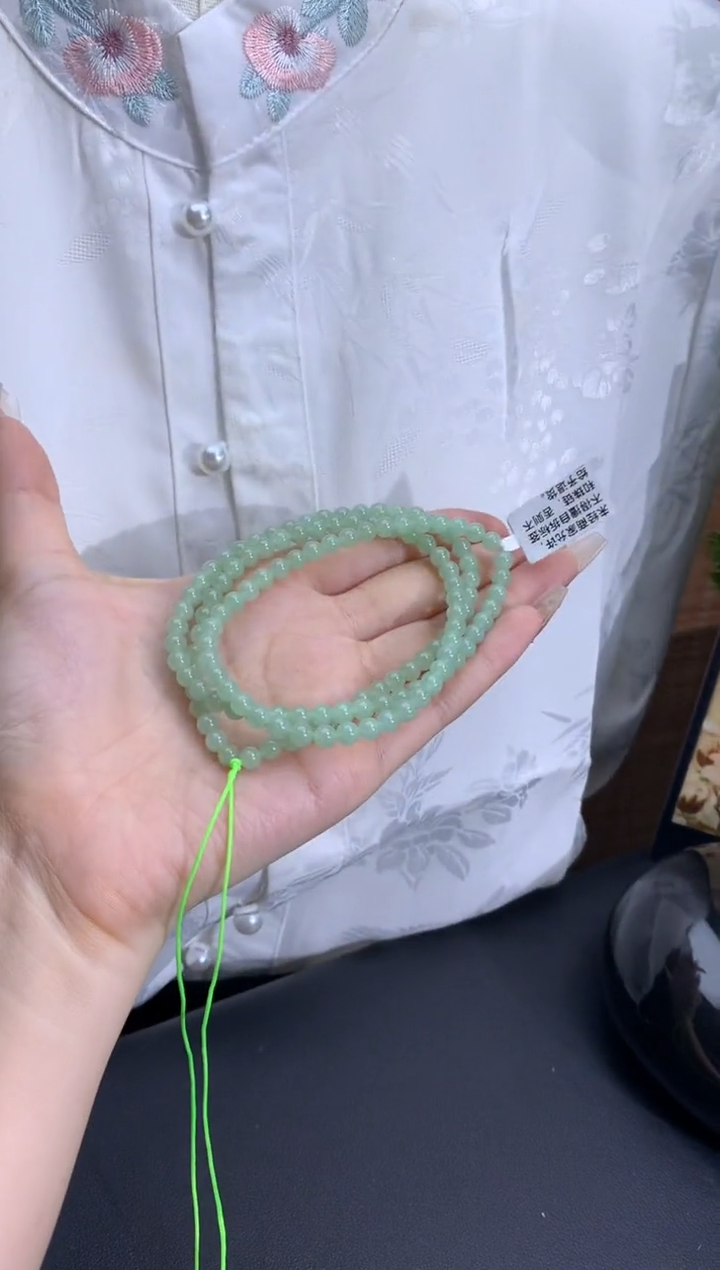 【闪购商品】翡翠手链未镶嵌卡5mm