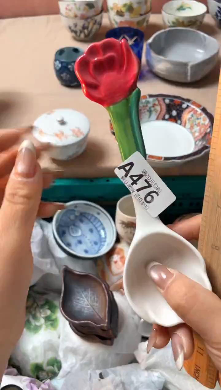 瓷片兔****皮瓷器瓷器A476