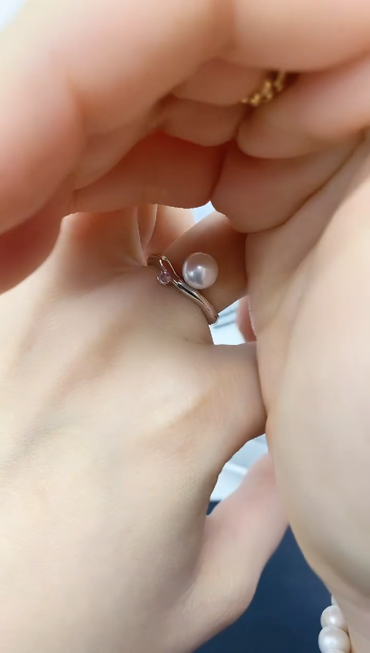 未镶嵌耳饰淡水珍珠jz1010