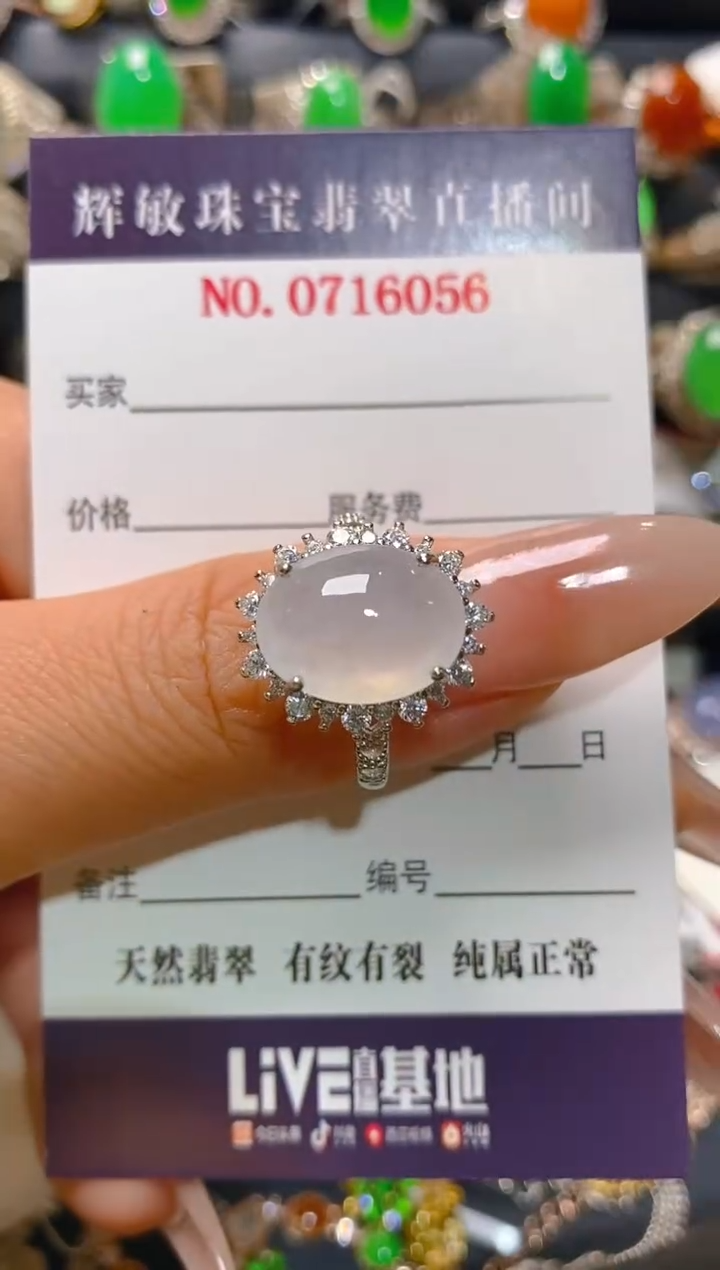 【闪购商品】翡翠耳饰银S925镶嵌天然A货翡翠1