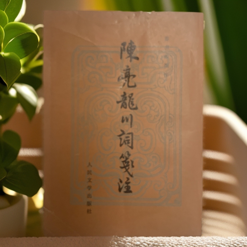 8新  陈亮龙川词笺注人民文学出版社1980年1版1印D