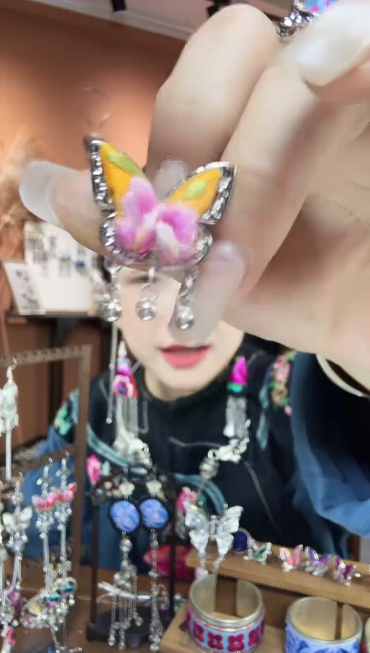 刺绣纯手工民族风戒指