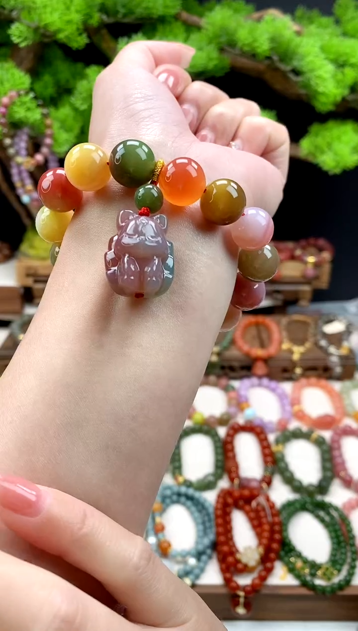 【闪购商品】玛瑙手饰未镶嵌凤九