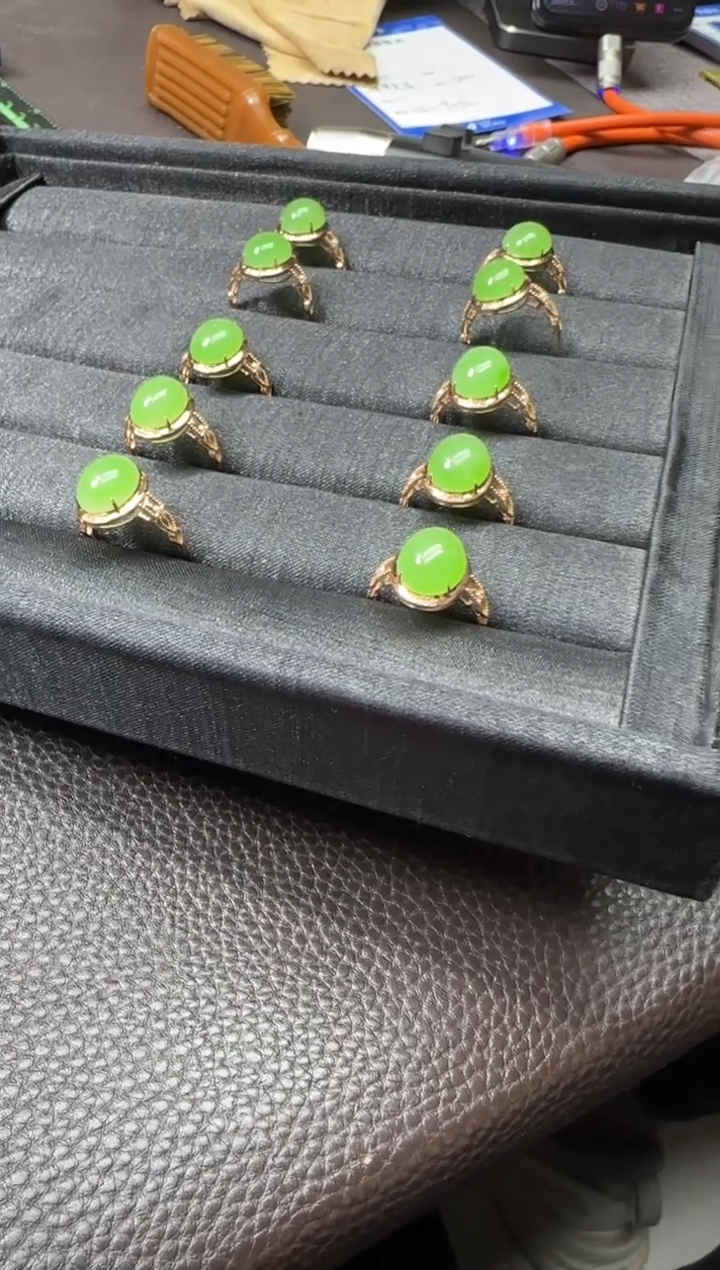 【闪购商品】和田玉【海122】12718K金镶嵌多样性发货拍一发一