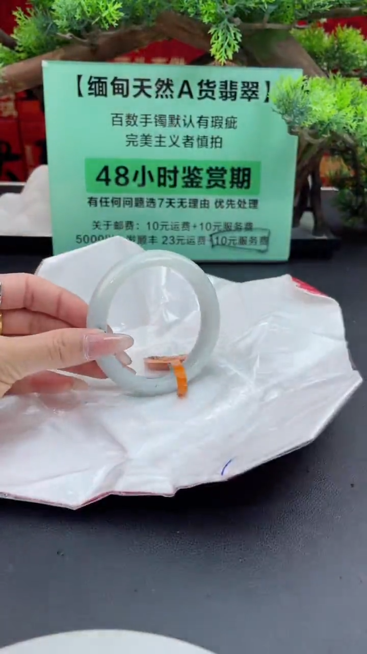 【闪购商品】翡翠手镯未镶嵌翡翠手镯（微瑕）6