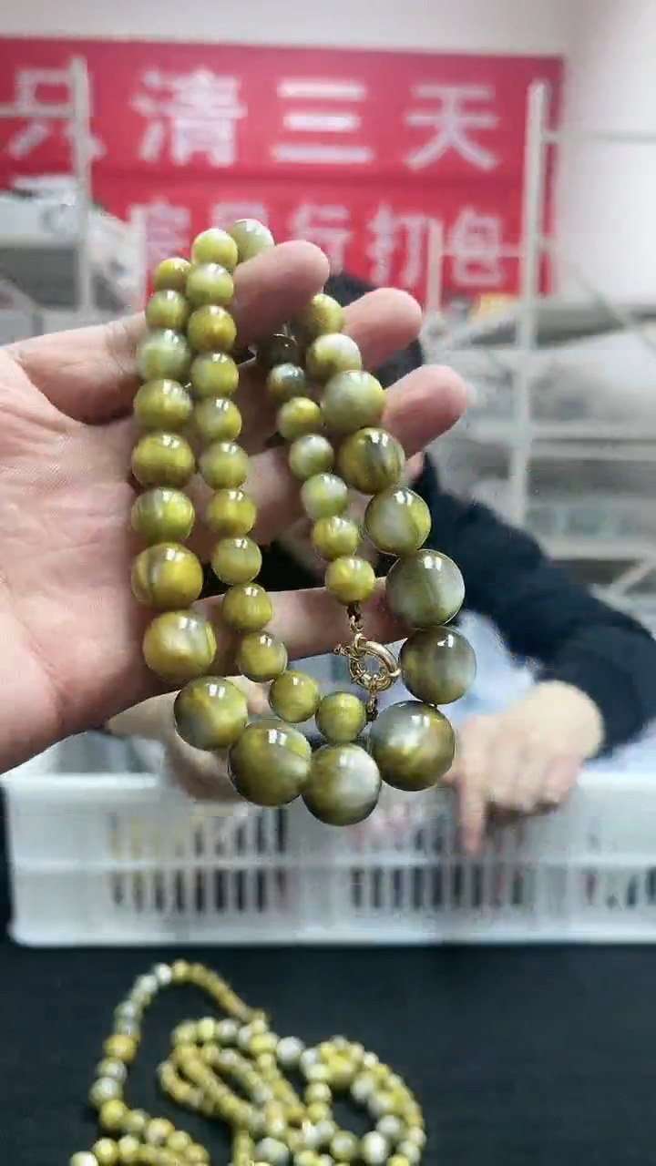 【闪购商品】硅化珊瑚颈饰未镶嵌精美项链8