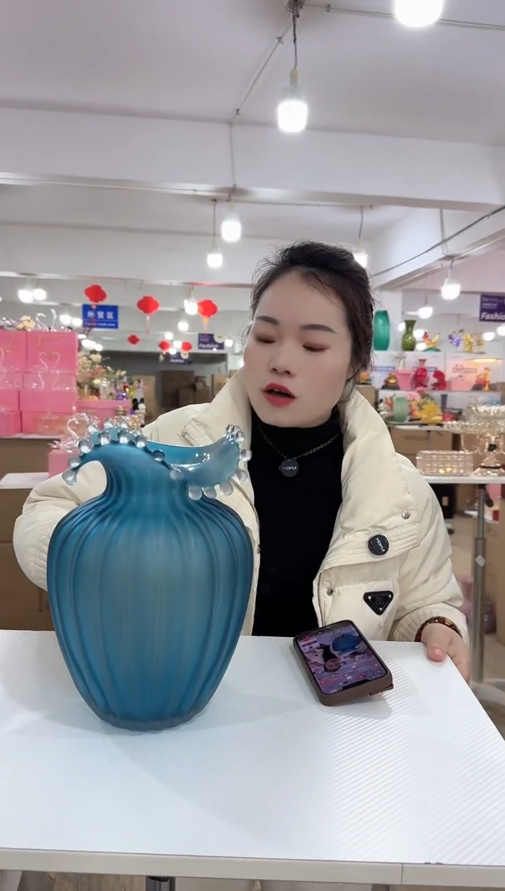 【闪购商品】无铅玻璃甄选花器-r-早35