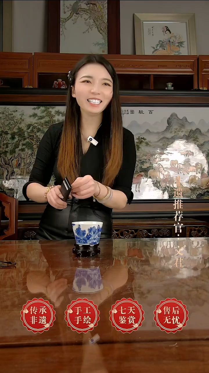 摆件陶景德镇陶瓷k198