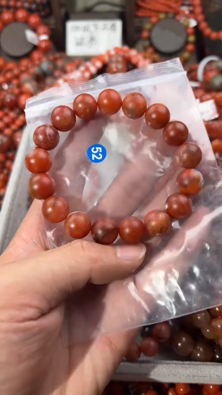 南红玛瑙手串未镶嵌12