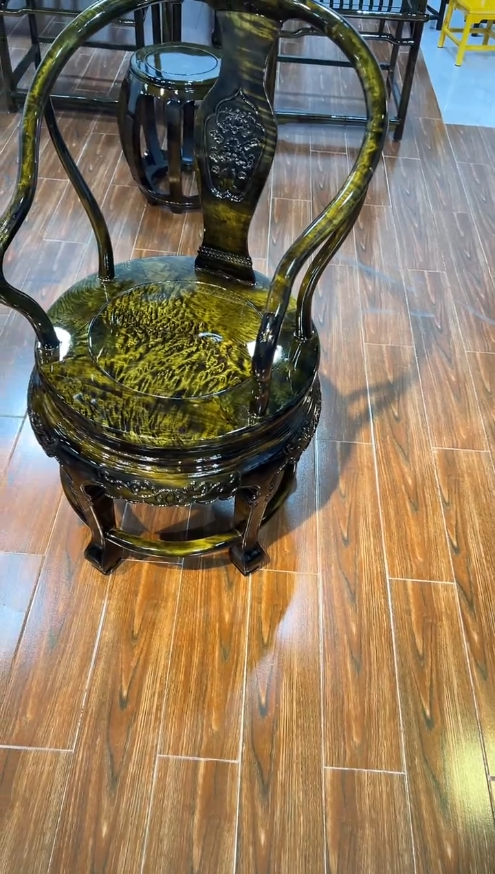 金丝楠心**湖金丝楠木转转椅5张