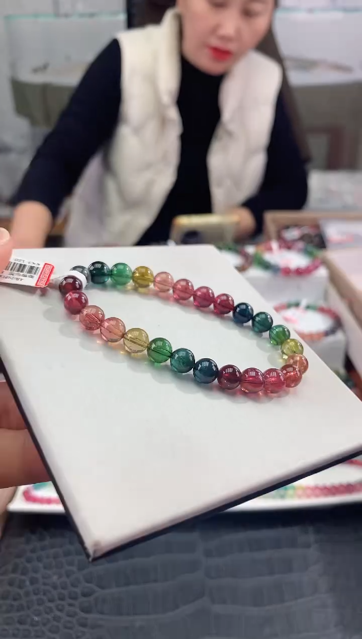 【闪购商品】碧玺手串未镶嵌多样性发一条