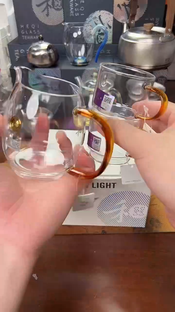 @@禾器晶彩澄然琥珀色+逸杯琥珀2只