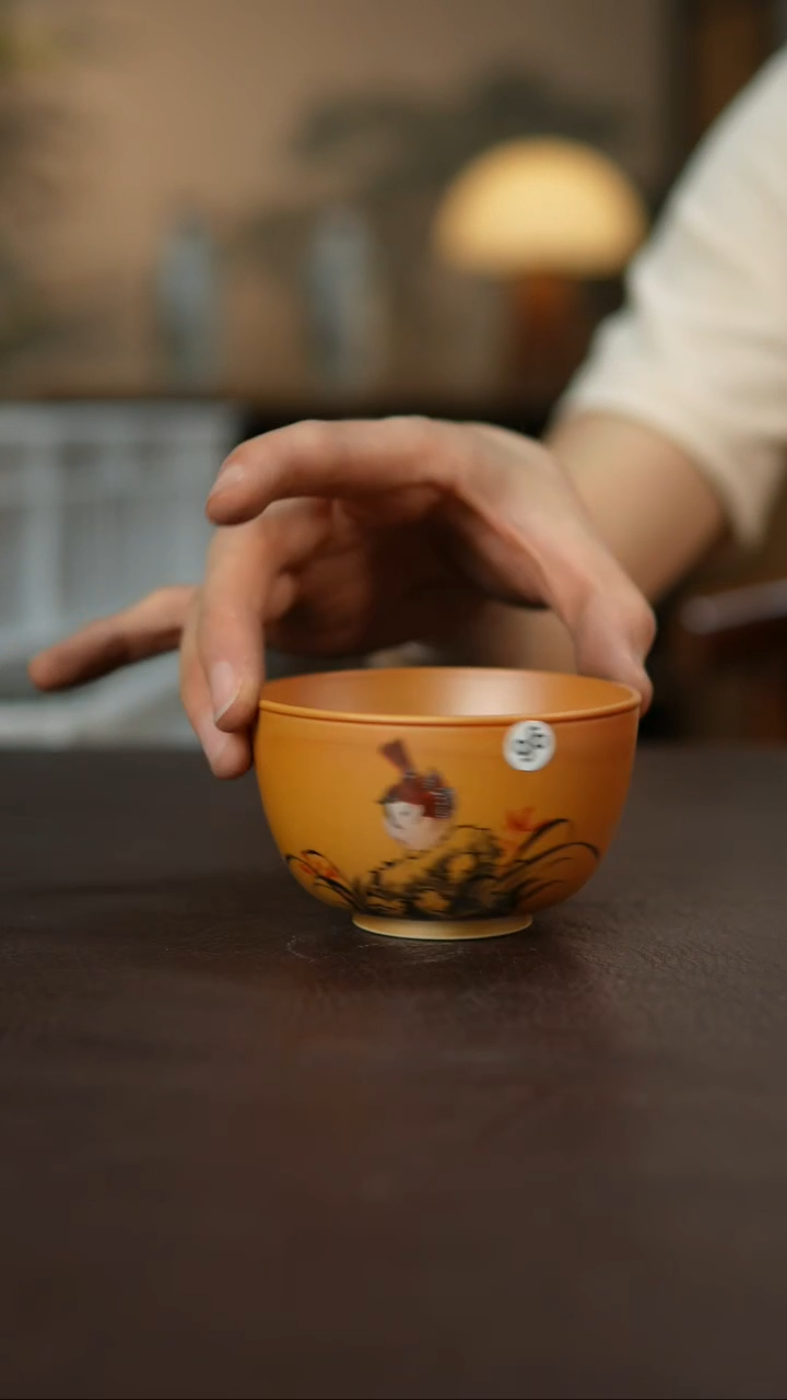 杯景德柴烧手作多人瑕疵