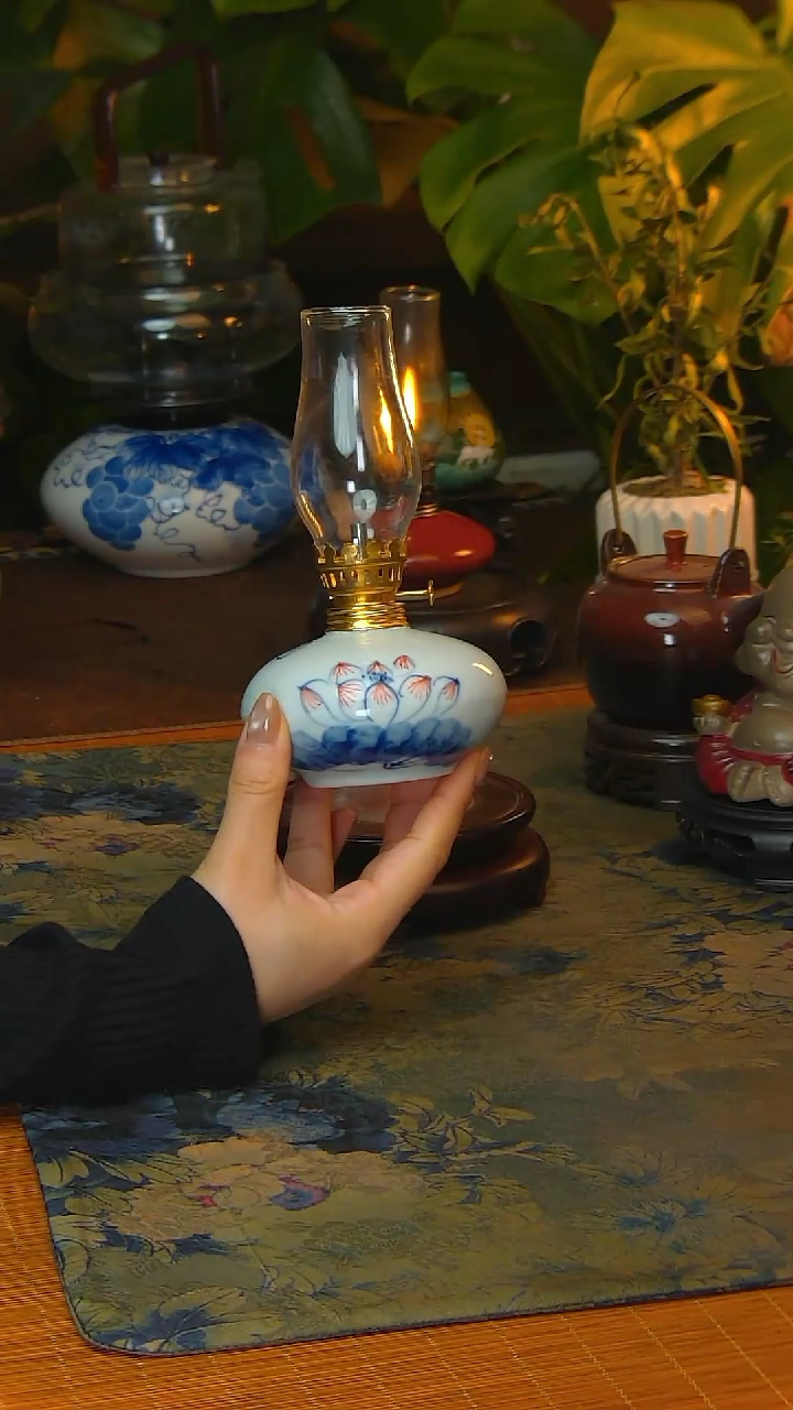 【闪购商品】景德镇陶瓷手工灯摆件