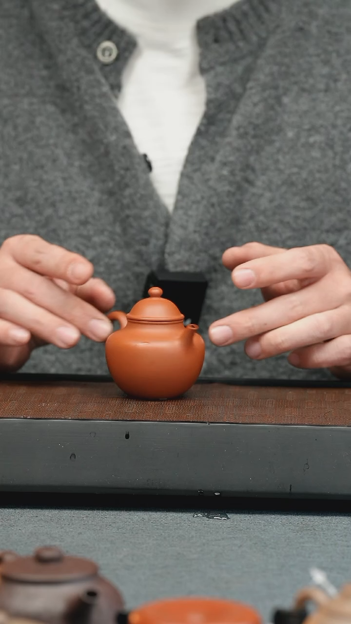 【闪购商品】紫砂茶壶五堂 秋水-朱泥
