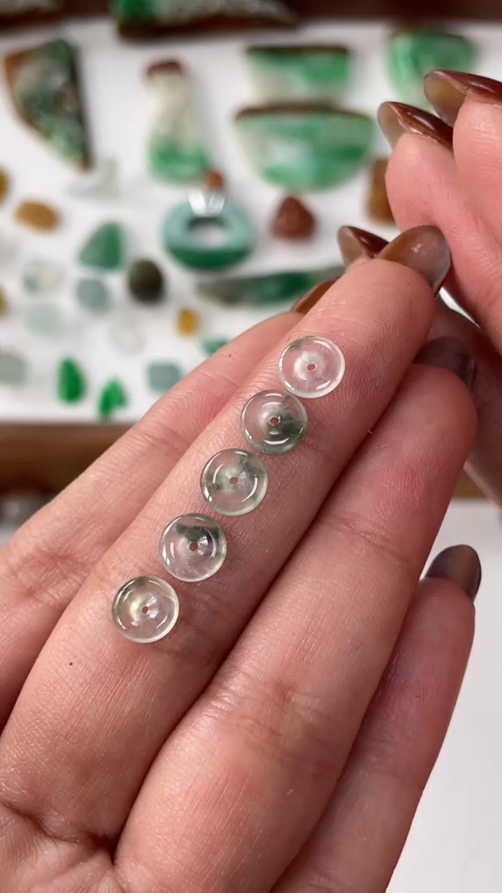 【闪购商品】定制翡翠未镶嵌扣子打包350