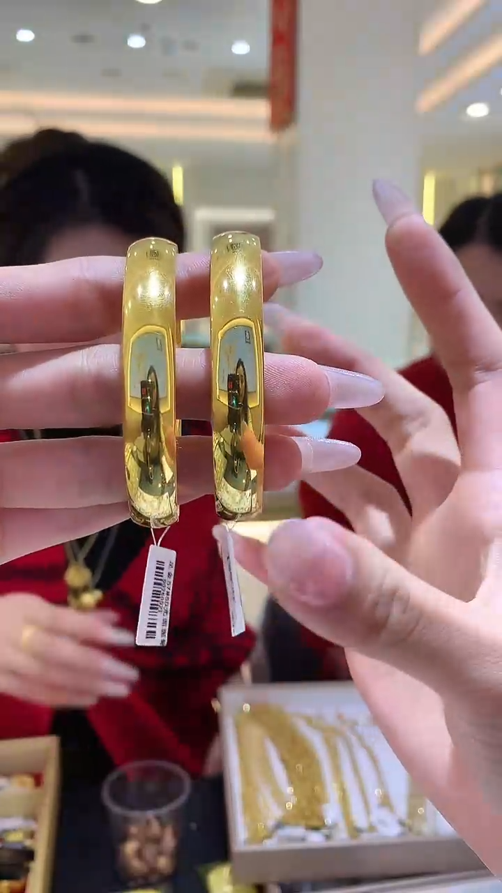 【闪购商品】定制足金手镯多样性发一手镯（57  58）