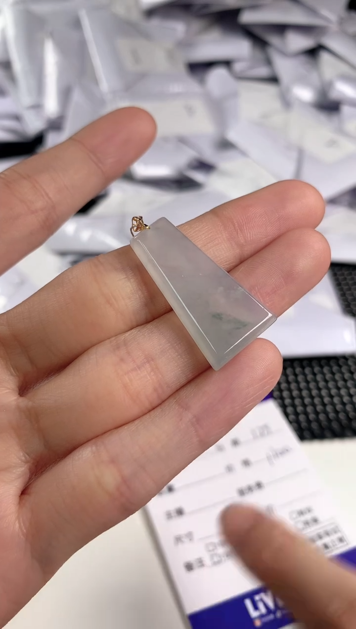 【闪购商品】翡翠颈饰18K金镶嵌53         