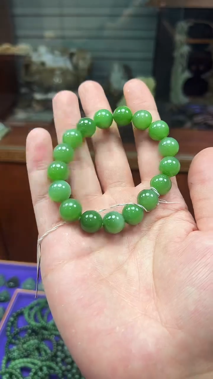 【闪购商品】和田玉手串未镶嵌手串12mm多样性其一发货