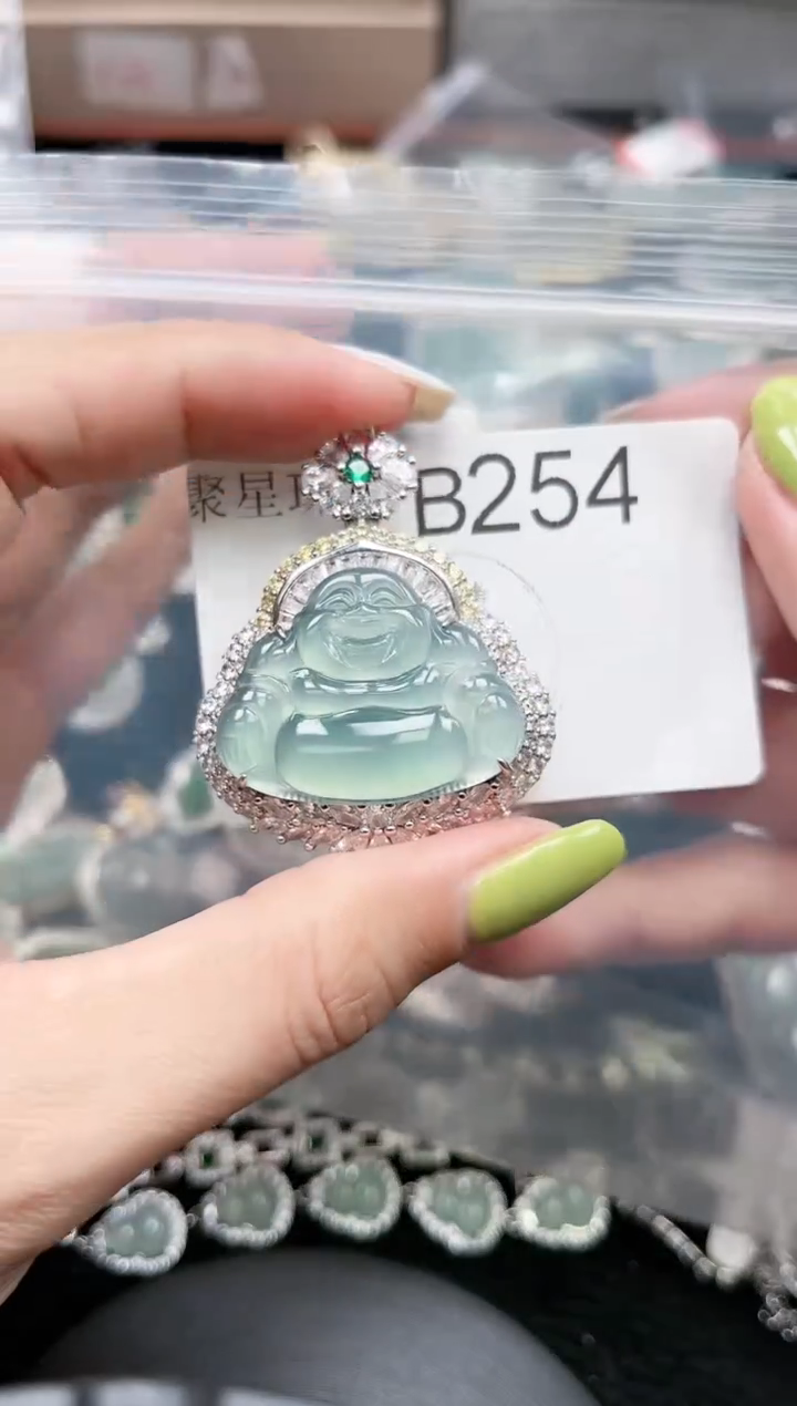 【闪购商品】翡翠颈饰未镶嵌254赠皮绳