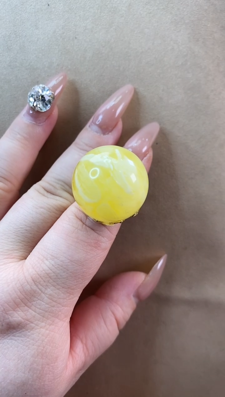 【闪购商品】琥珀未镶嵌戒指戒指