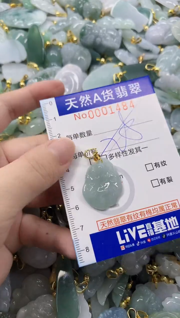 颈饰未镶嵌翡翠天然A货翡翠