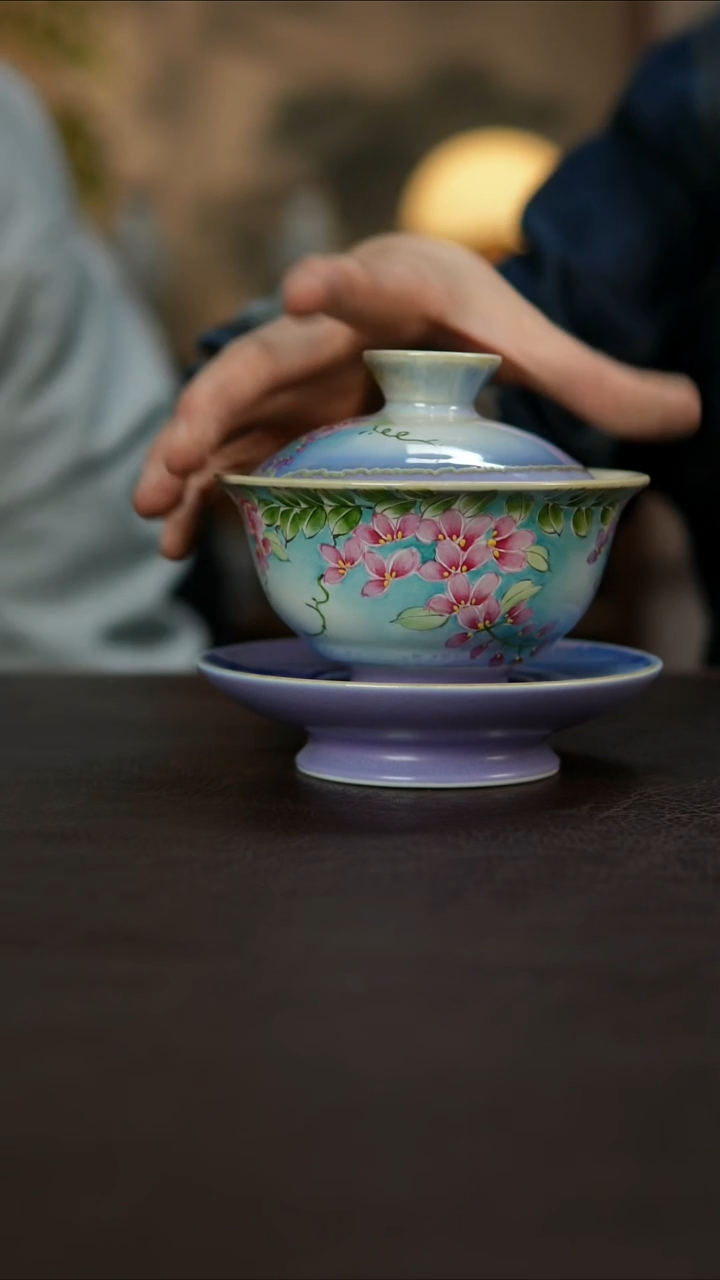 杯景德镇陶瓷杯碗柴烧多人