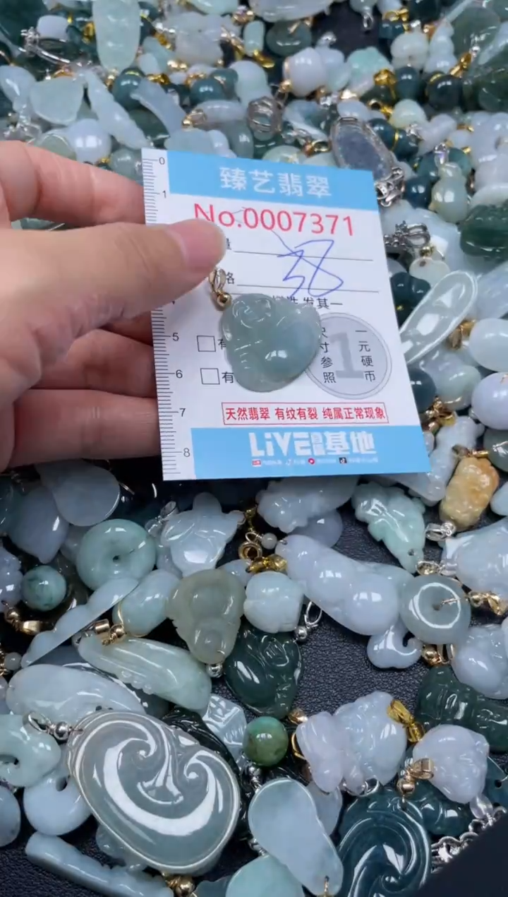 颈饰未镶嵌翡翠7371