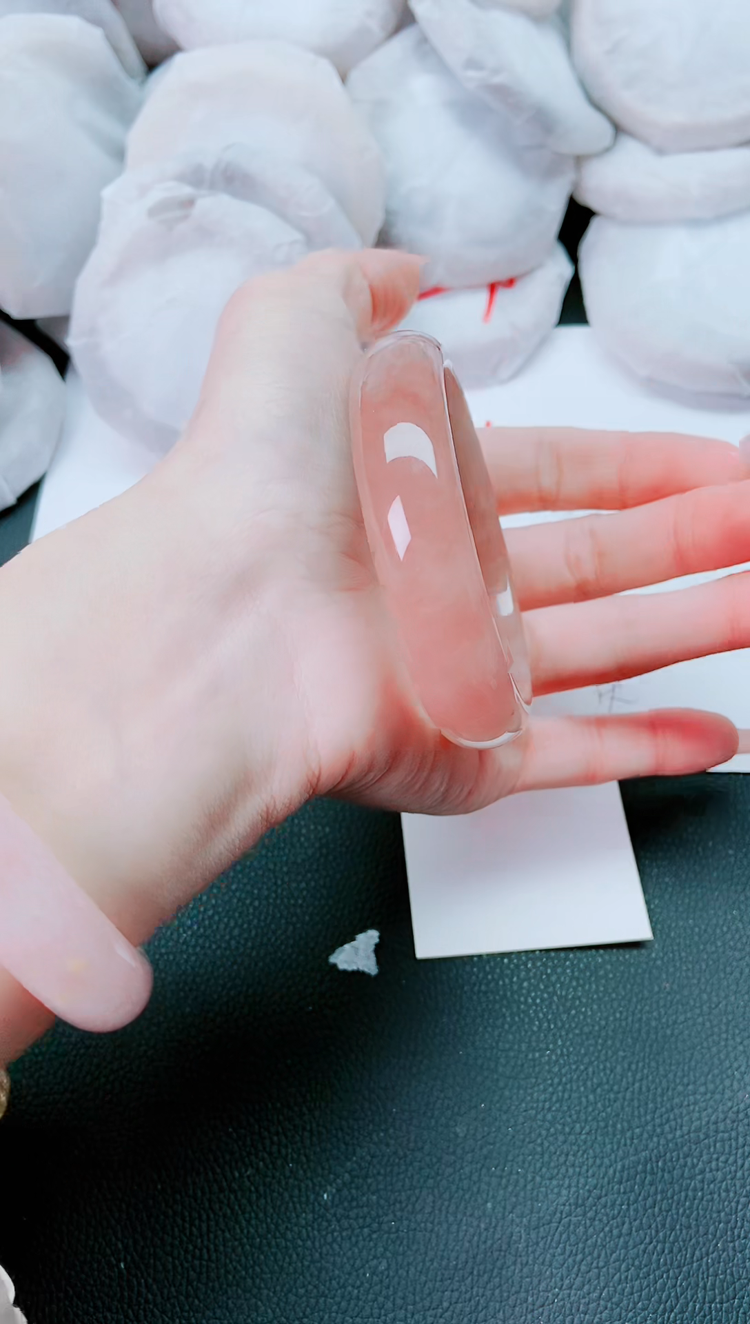 【闪购商品】石英质玉手镯未镶嵌J20-59-60