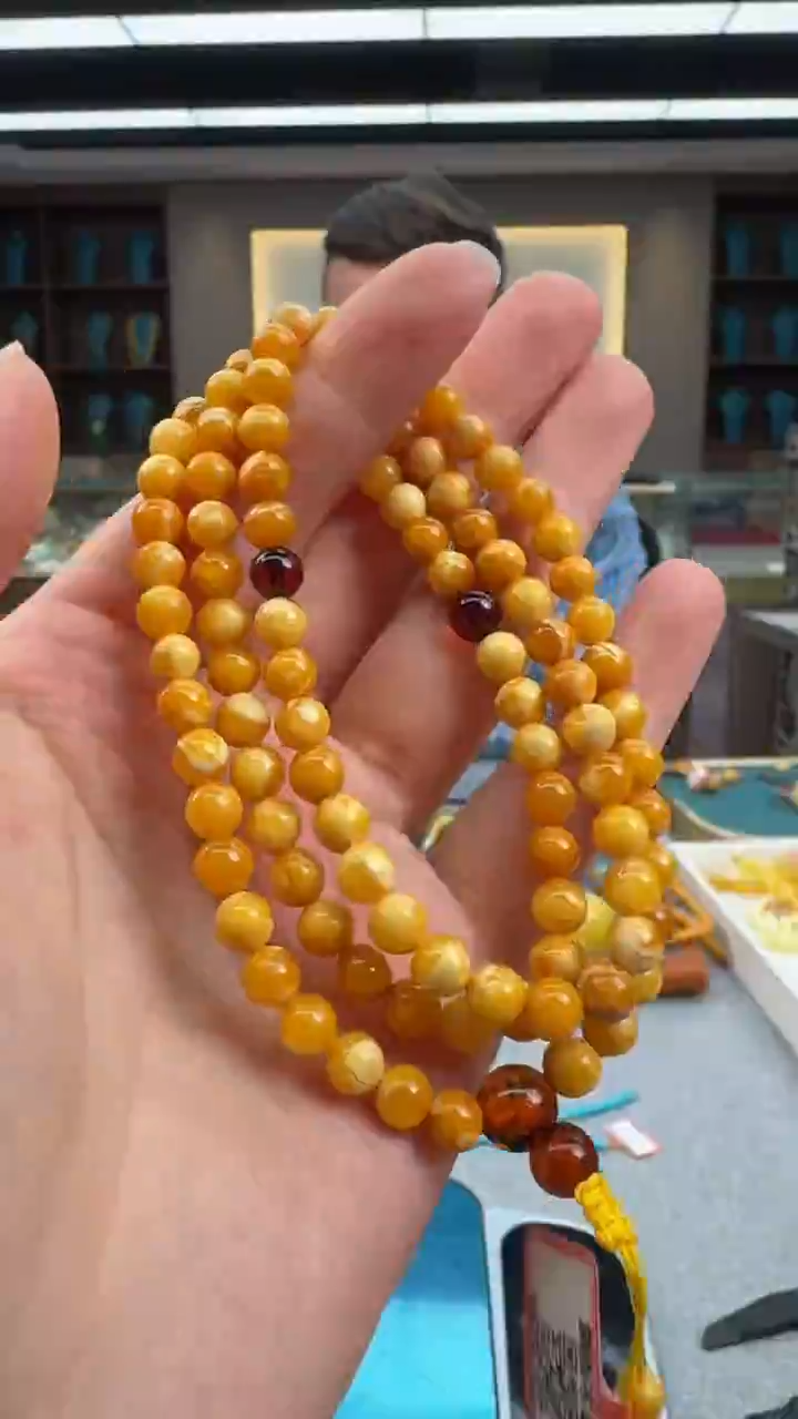 【闪购商品】琥珀颈饰未镶嵌序列号274