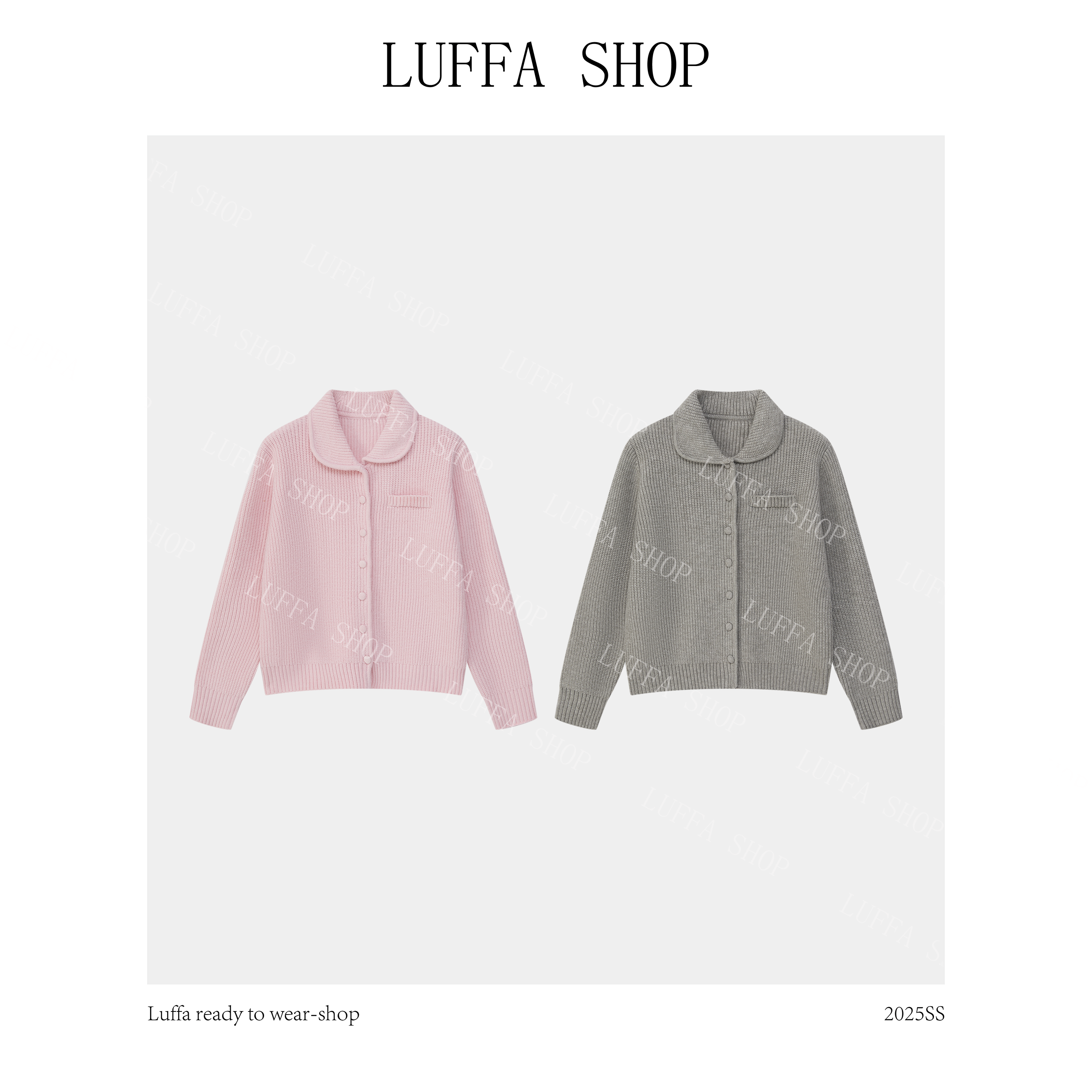 【Luffa shop】“织梦繁花”韩版针织休闲百搭上衣ZZ20251203