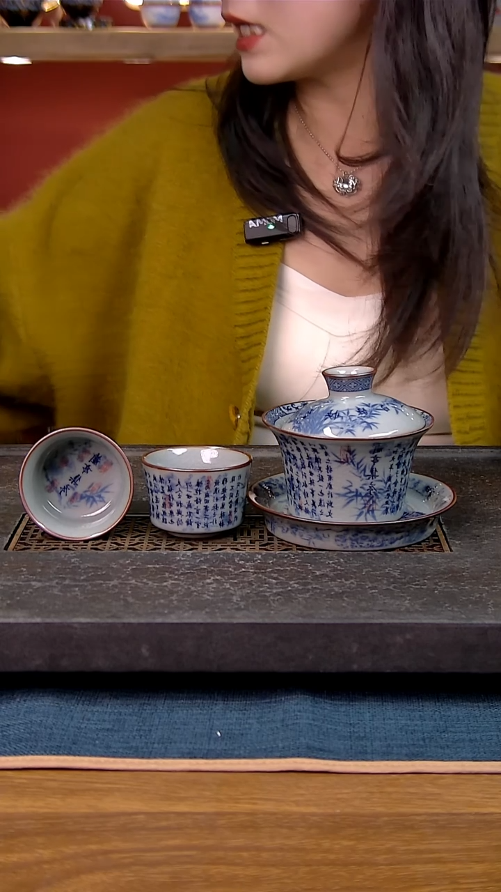 简装家用款3件套 老陶泥开片纹陶瓷茶具