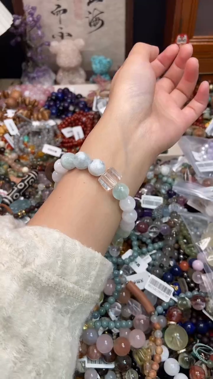 未镶嵌手链萤石216