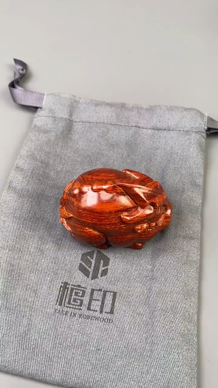 【闪购商品】檀香紫檀（小叶紫檀）把件印度小叶紫檀 谛听