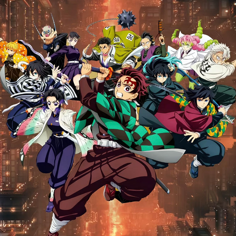 鬼灭之刃x二创亚克力mini卡砖平拆