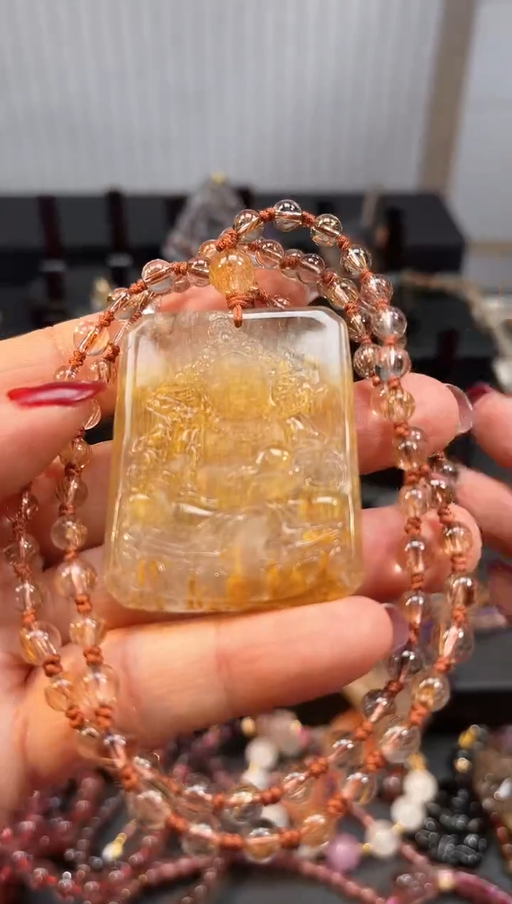 【闪购商品】水晶颈饰未镶嵌【百晶灵儿】天然定制款