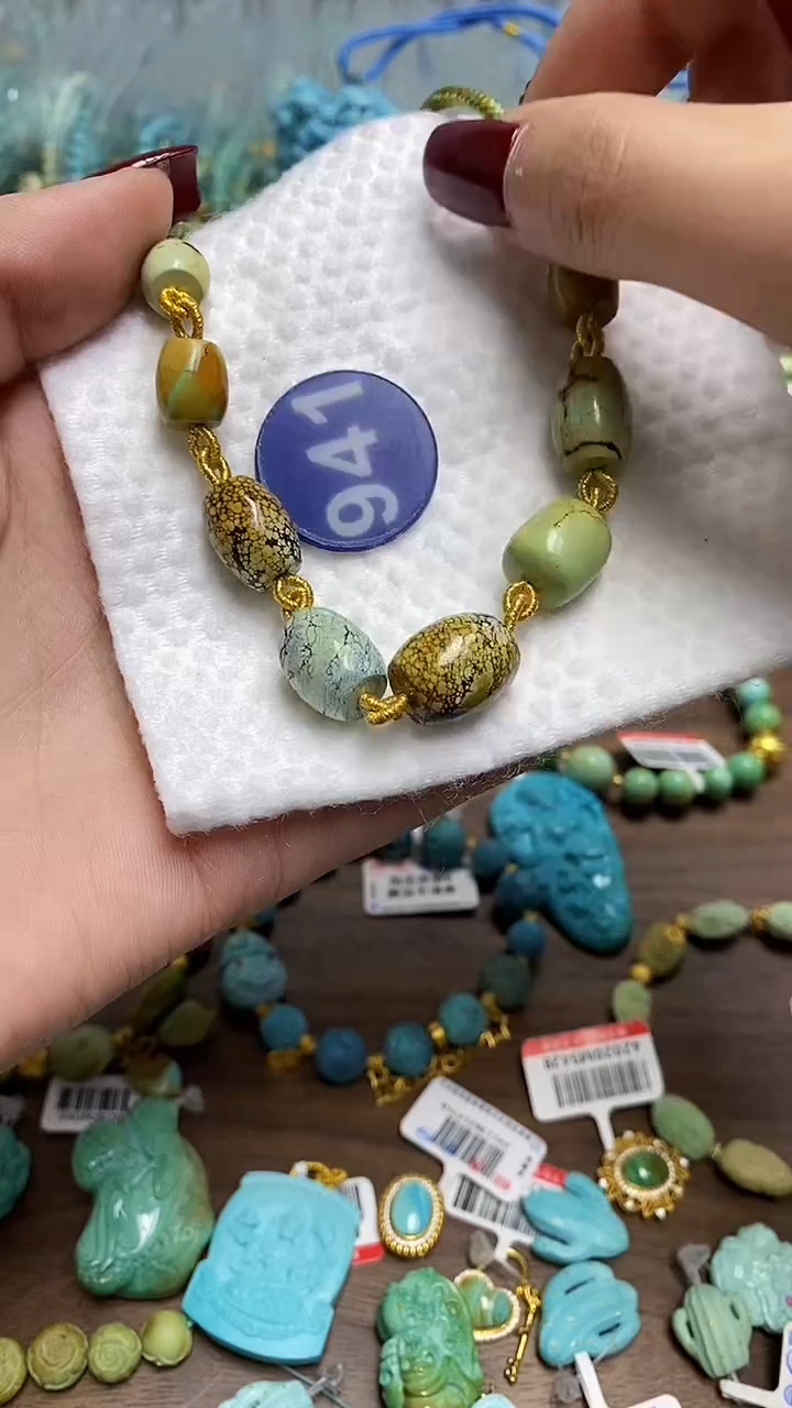 【闪购商品】绿松石项链未镶嵌941