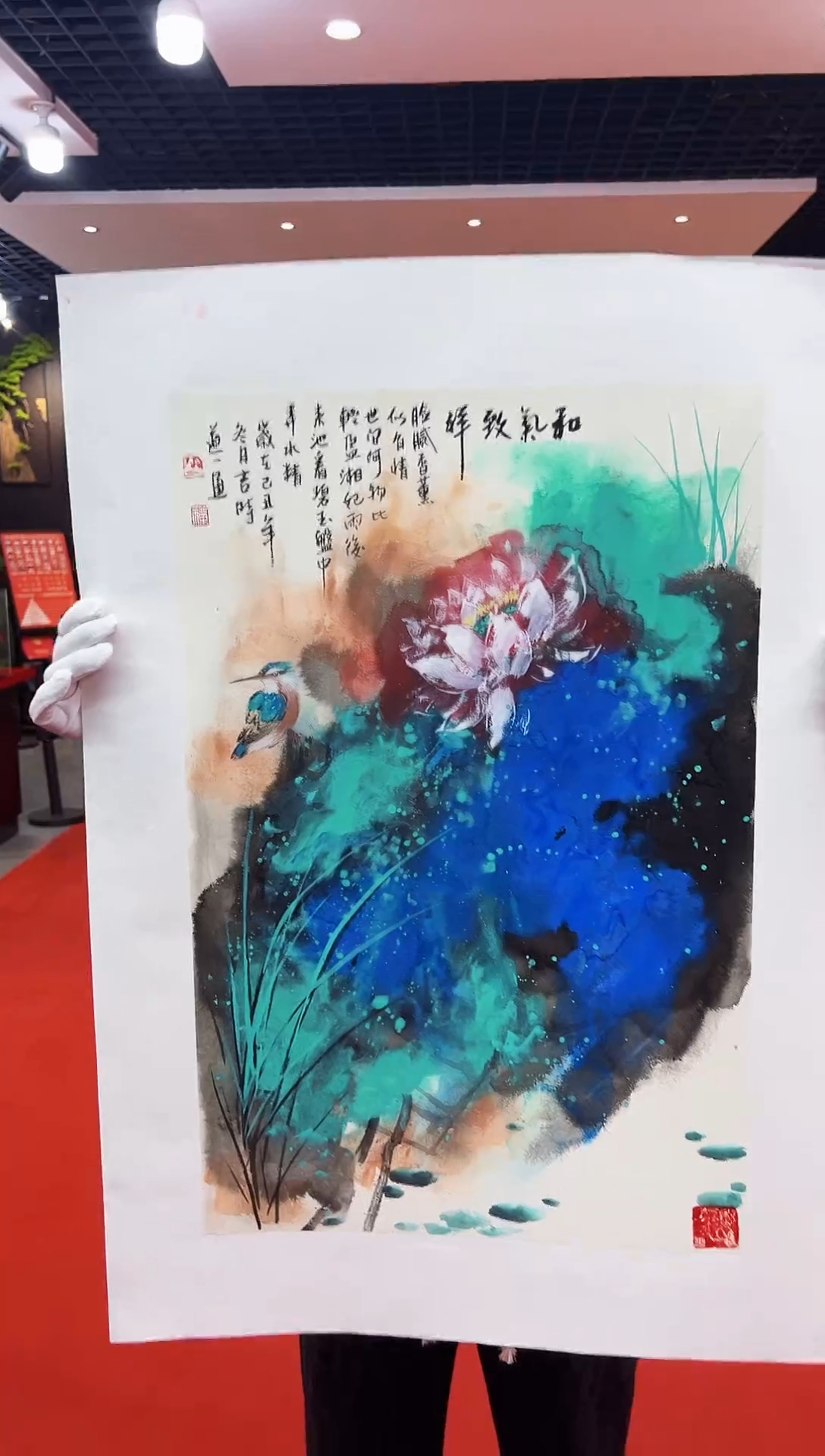 【闪购商品】国画道一老师亲笔绘画作品A9