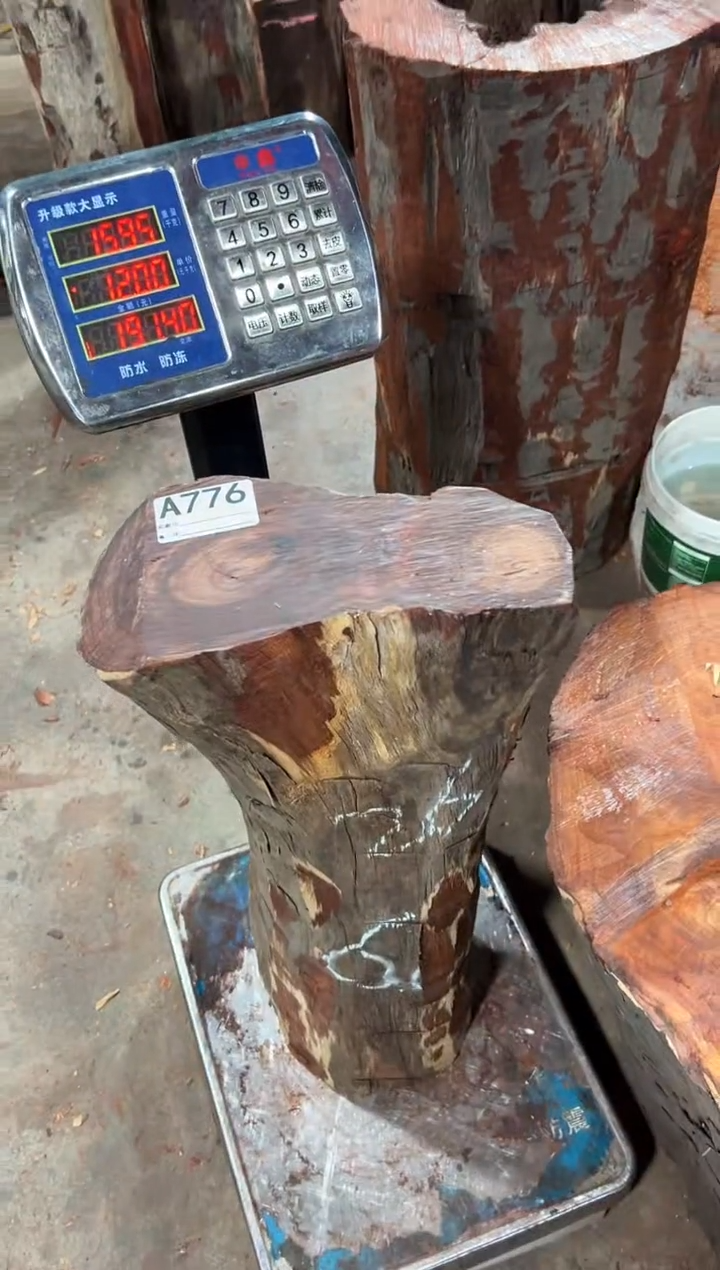 紫檀木类端景台核*力赞比亚血檀 非洲紫檀