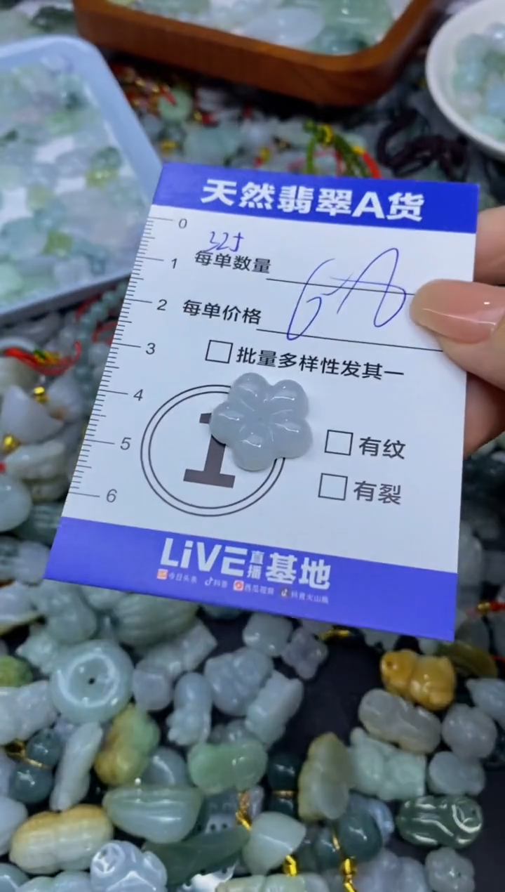 颈饰未镶嵌翡翠天然翡翠A货批量多样性发一件