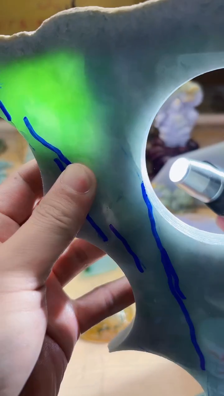 翡翠挂件未镶嵌A货张麦2417