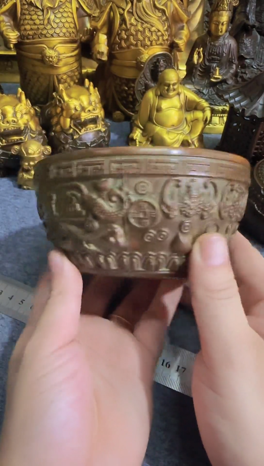 老黄黄铜摆件装饰品