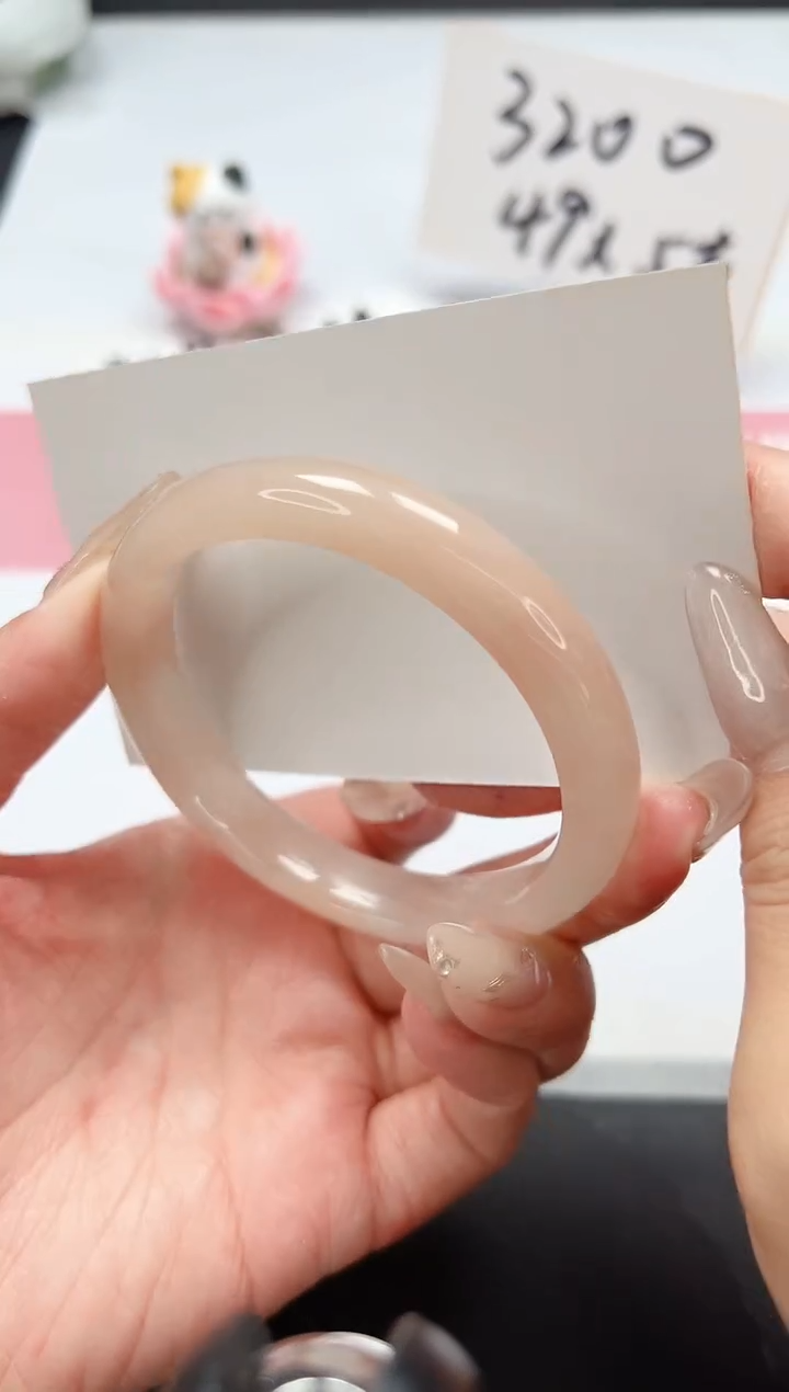 【闪购商品】石英质玉手镯未镶嵌A53-58.42