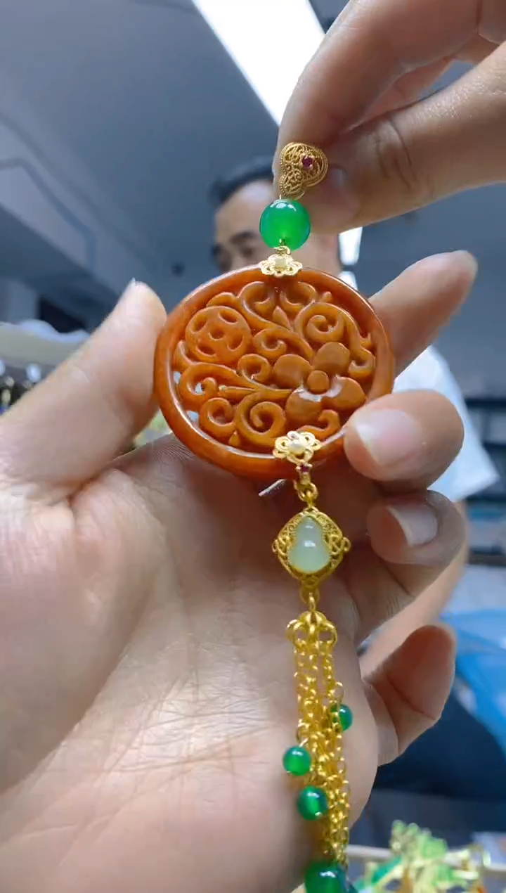 【闪购商品】翡翠耳饰合金0457翡翠发簪